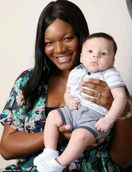 Incredible! Nigerian Woman Gives BirthTo A Full White Baby