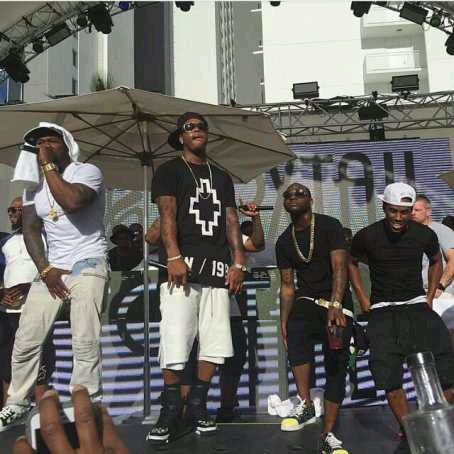 VIDEO | Davido Shares Stage with 50 Cent & Jeremih In Las Vegas