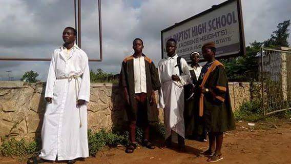Stir in Osun school as students appear in church garments