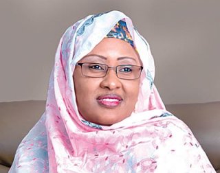 Aisha Buhari’s revelation: How someone diverted 65 trailers of grains ordered by President Buhari