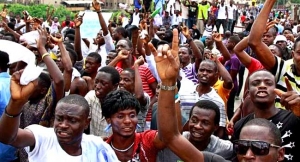 UNIOSUN Students Protest Against Alleged Police Harrassment