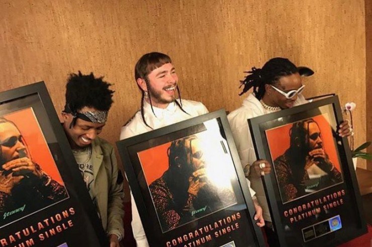 Post Malone’s “Congratulations” Goes Platinum; Shares Cover Art For “Beerbongs & Bentleys”