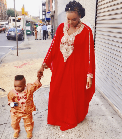 Beautiful new photos of Wizkid’s 2nd baby mama and their son