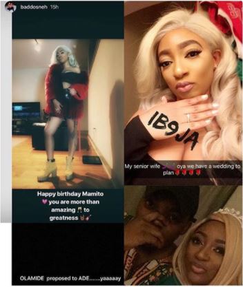 Olamide proposes to his babymama, Bunkumi