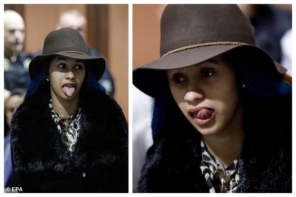 Cardi B appears in court over fight at strip club