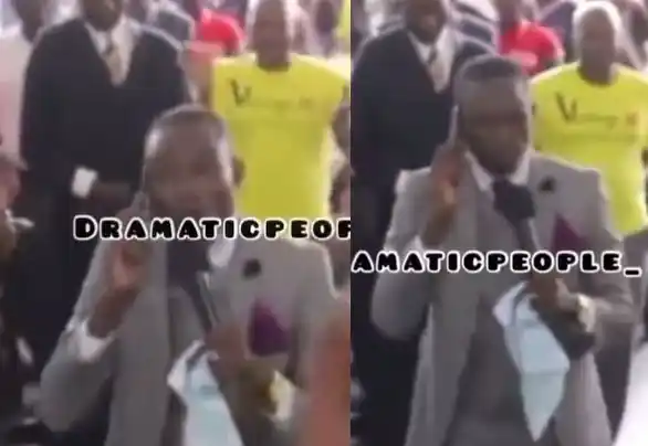 Pastor who hears from God through phone has people in stitches (Video)