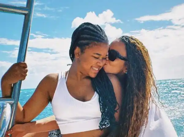Pearl Thusi and her daughter, Thando get fun-drenched in Mozambique (Photos)