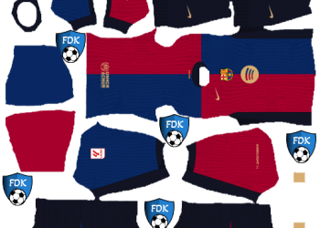 F.C Barcelona Kits 2024 – 25 For Dream League Soccer 2025