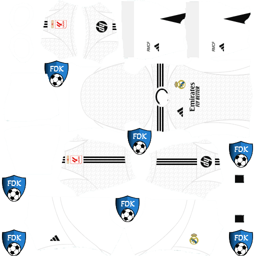 Real Madrid kits 24-2025 For Dream League Soccer 2025